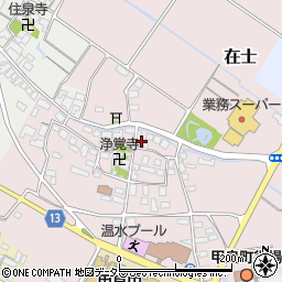 滋賀県犬上郡甲良町在士515周辺の地図