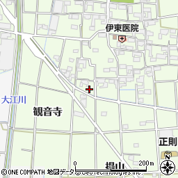 愛知県あま市二ツ寺屋敷206-6周辺の地図