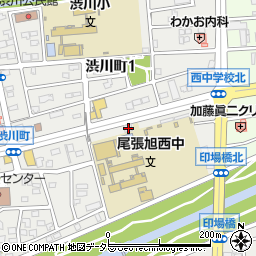 愛知県尾張旭市渋川町3丁目2-7周辺の地図