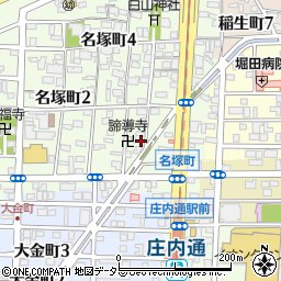 愛知県名古屋市西区名塚町1丁目119周辺の地図