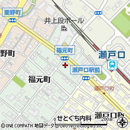 愛知県瀬戸市福元町35周辺の地図