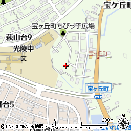 愛知県瀬戸市宝ケ丘町146周辺の地図