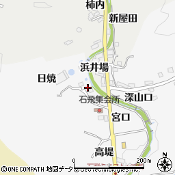 愛知県豊田市石飛町日焼周辺の地図