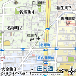 愛知県名古屋市西区名塚町1丁目121周辺の地図
