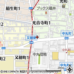 愛知県名古屋市北区光音寺町1丁目38周辺の地図