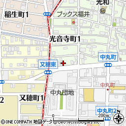 愛知県名古屋市北区光音寺町1丁目40周辺の地図