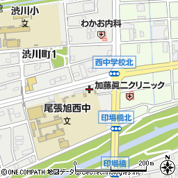 愛知県尾張旭市渋川町3丁目2-2周辺の地図