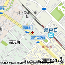 愛知県瀬戸市福元町20周辺の地図