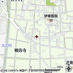 愛知県あま市二ツ寺屋敷184周辺の地図