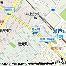 愛知県瀬戸市福元町41周辺の地図