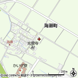 滋賀県彦根市海瀬町372周辺の地図