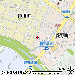 愛知県瀬戸市菱野町165周辺の地図