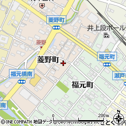 愛知県瀬戸市菱野町252周辺の地図