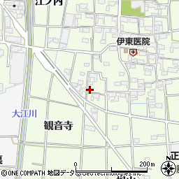 愛知県あま市二ツ寺屋敷185周辺の地図