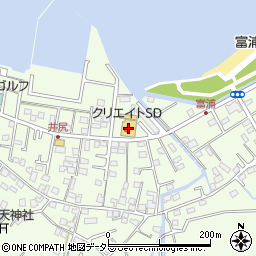 クリエイト薬局　横須賀長井店周辺の地図