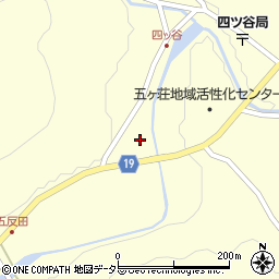 京都府南丹市日吉町四ツ谷下河原周辺の地図