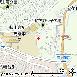 愛知県瀬戸市宝ケ丘町161周辺の地図