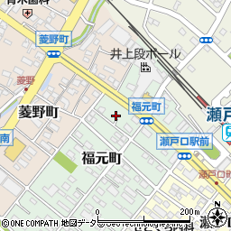 愛知県瀬戸市福元町45周辺の地図