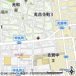 愛知県名古屋市北区光音寺町3丁目4周辺の地図