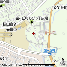 愛知県瀬戸市宝ケ丘町151-2周辺の地図