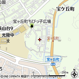 愛知県瀬戸市宝ケ丘町140周辺の地図