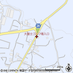 大富士ゴルフ場入口周辺の地図