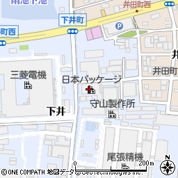 日本パッケージ株式会社　尾張旭工場周辺の地図