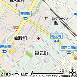 愛知県瀬戸市福元町51周辺の地図