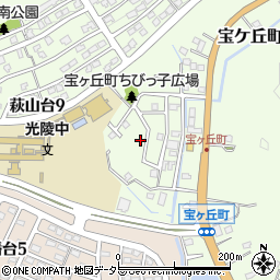 愛知県瀬戸市宝ケ丘町151周辺の地図