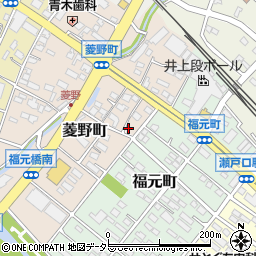 愛知県瀬戸市菱野町210周辺の地図