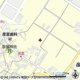 滋賀県彦根市彦富町周辺の地図