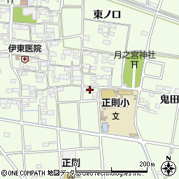 愛知県あま市二ツ寺屋敷229周辺の地図