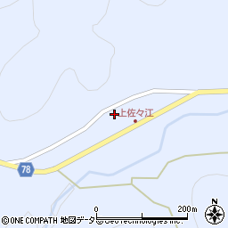 京都府南丹市日吉町佐々江前田周辺の地図