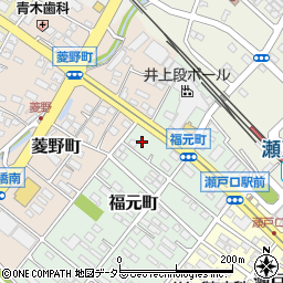 愛知県瀬戸市福元町48周辺の地図