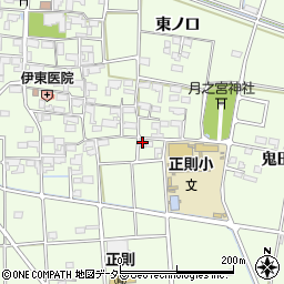 愛知県あま市二ツ寺屋敷228周辺の地図