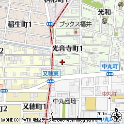 愛知県名古屋市北区光音寺町1丁目35周辺の地図
