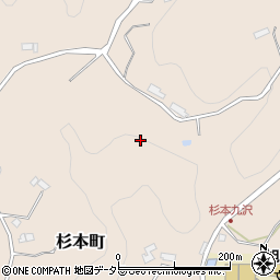 愛知県豊田市杉本町日影周辺の地図