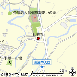 山神社周辺の地図