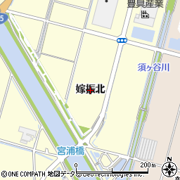 愛知県稲沢市平和町（嫁振北）周辺の地図