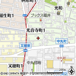 愛知県名古屋市北区光音寺町1丁目31周辺の地図