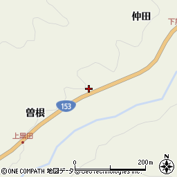 愛知県豊田市黒田町曽根977周辺の地図