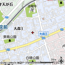 愛知県名古屋市守山区大森3丁目1913周辺の地図