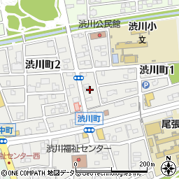 愛知県尾張旭市渋川町1丁目8周辺の地図