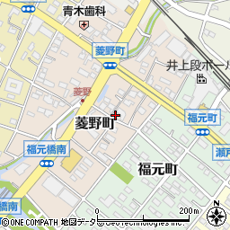 愛知県瀬戸市菱野町213周辺の地図