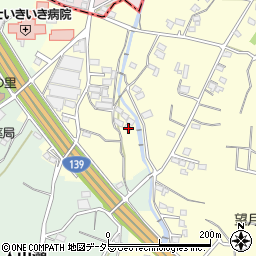 静岡県富士市久沢1637-6周辺の地図