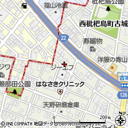 有限会社伊藤硝子店周辺の地図