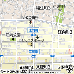 愛知県名古屋市西区江向町周辺の地図