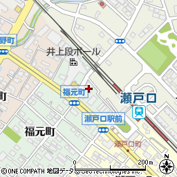 愛知県瀬戸市福元町19周辺の地図