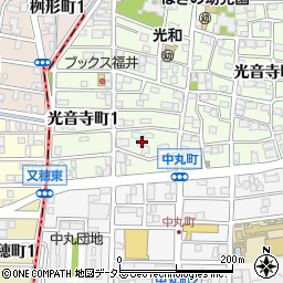 愛知県名古屋市北区光音寺町1丁目62周辺の地図