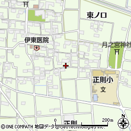 愛知県あま市二ツ寺屋敷157周辺の地図